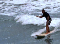 Tony Cortes surfing